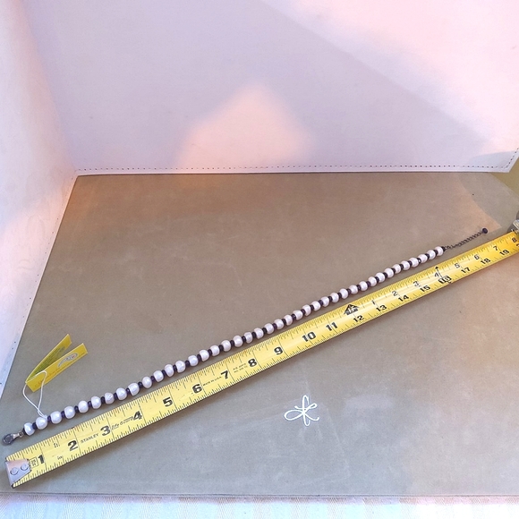 REAL Baroque Pearl and Amethyst Necklace with Sterling Silver Adjustable Li… - Picture 7 of 7